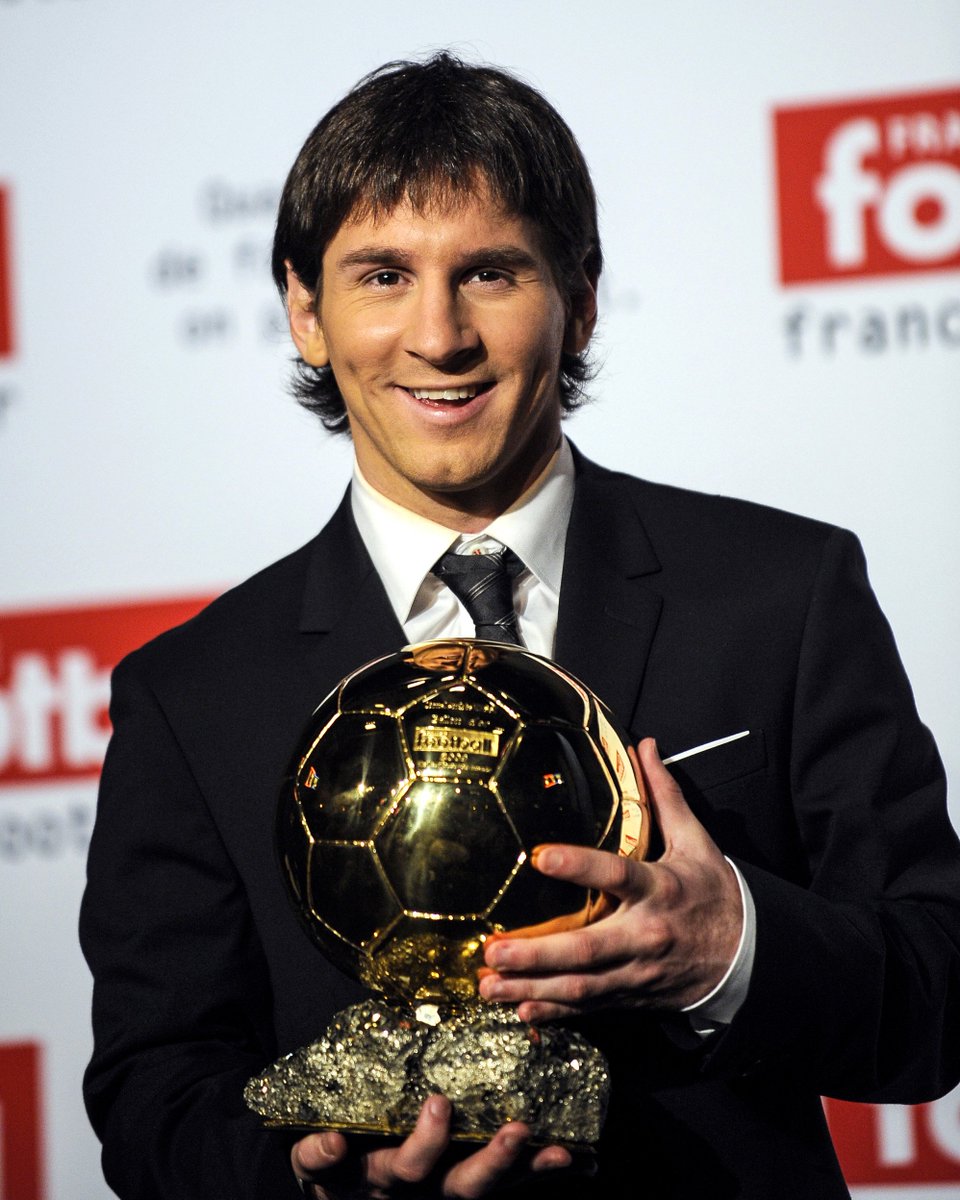 brfootball's tweet photo. Eight years ago today, Leo Messi won his first Ballon d’Or 🐐

🏆🏆🏆🏆🏆 https://t.co/87dDFq9OGZ