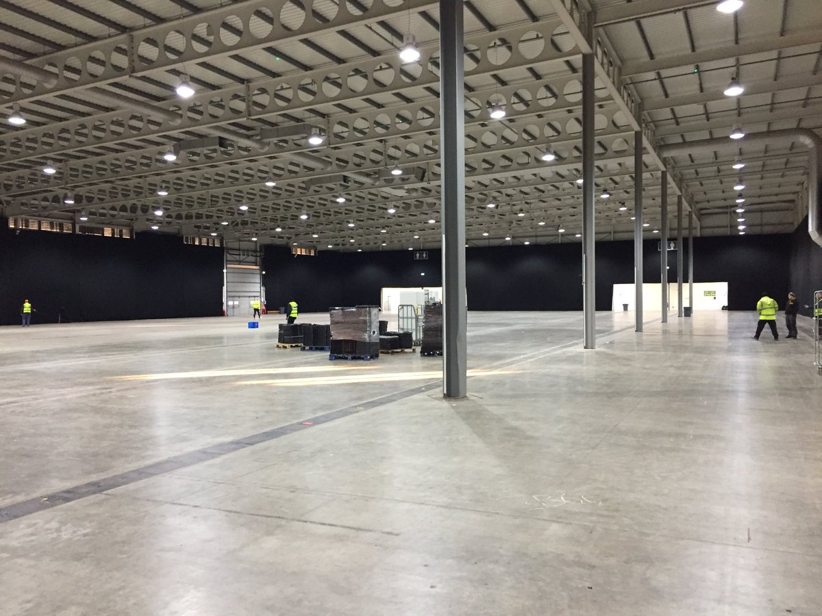 The setup for the <a href="/archerygb/">Archery GB</a> indoor championships commences!!!