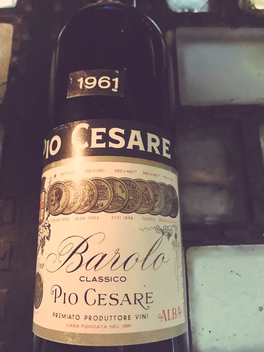 Thank you @sagerandwilde - what an experience! Fantastic @PIOCESARE1881 1961 recommendation by Mark. Changed my whole perspective of wine. #barolo