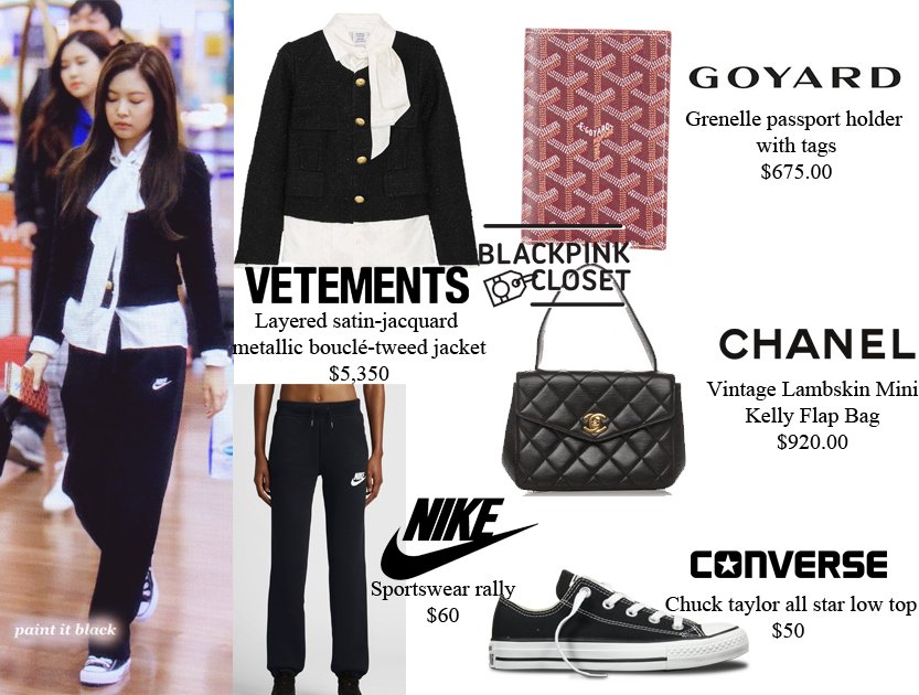 blackpink closet on X: [190606 - INCHEON AIRPORT] Rosé ✨JOHANSEN LOUIS  VUITTON, CARTIER, JUSTLOVER & VERSACE #ROSÉ #로제 #ROSÉstyle #BLACKPINKstyle   / X