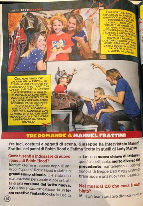 Teatro_Cilea's tweet photo. Un #Toporeporter per intervistare #LadyMarian e #RobinHood 😍
Robin Hood il musical Official vi aspetta stasera al Teatro Cilea!🎭
@TopolinoIT @vittoriafatima #ManuelFrattini https://t.co/eqxRtnFnWu