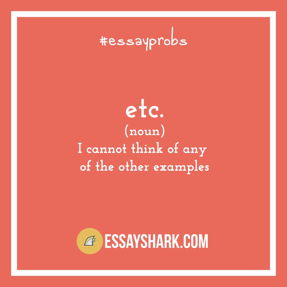 essayshark's tweet photo. etc. = End of Thinking Capacity π
_____
#essayprobs by https://t.co/qNhLrMdc4x https://t.co/zGvNpucxoF