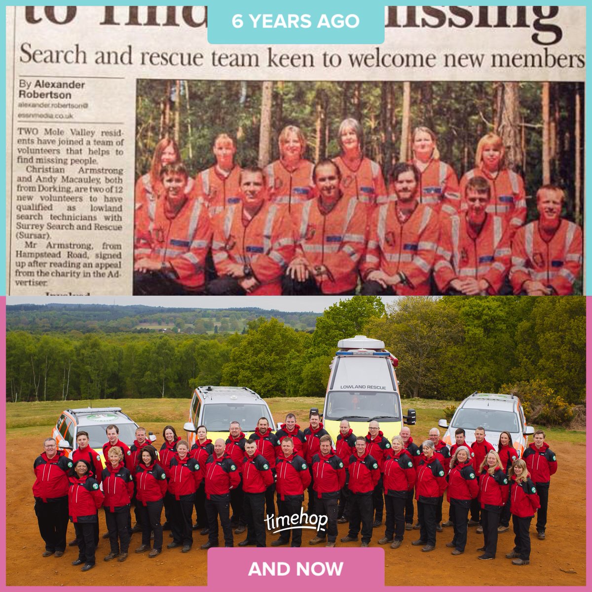 SurreySAR's tweet photo. The size of the team has changed - but we’re always looking for amazing people to help us save lives. 

2017 recruitment closes at midnight tonight https://t.co/8uzRj8DAwT