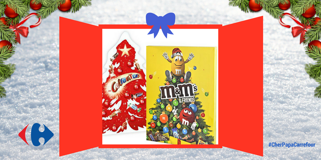 CarrefourFrance's tweet photo. Jour 1 | Voilà qui devrait plaire aux gourmands : 5 calendriers de l'Avent M&amp;M's et 5 calendriers Celebrations 😋 Quel est votre préféré ? Pour gagner, le classique RT+follow, tirage au sort demain matin ! #CherPapaCarrefour https://t.co/cbd606V1vu