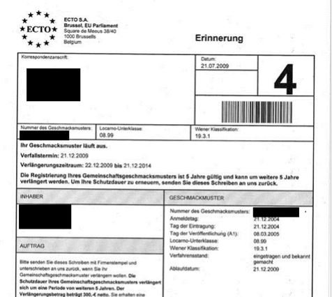 EU_IPO's tweet photo. If you receive this invoice, don’t pay it. It is misleading.  Check more  examples: https://t.co/rW5NVqoLD6 https://t.co/dJg8s8rFNQ