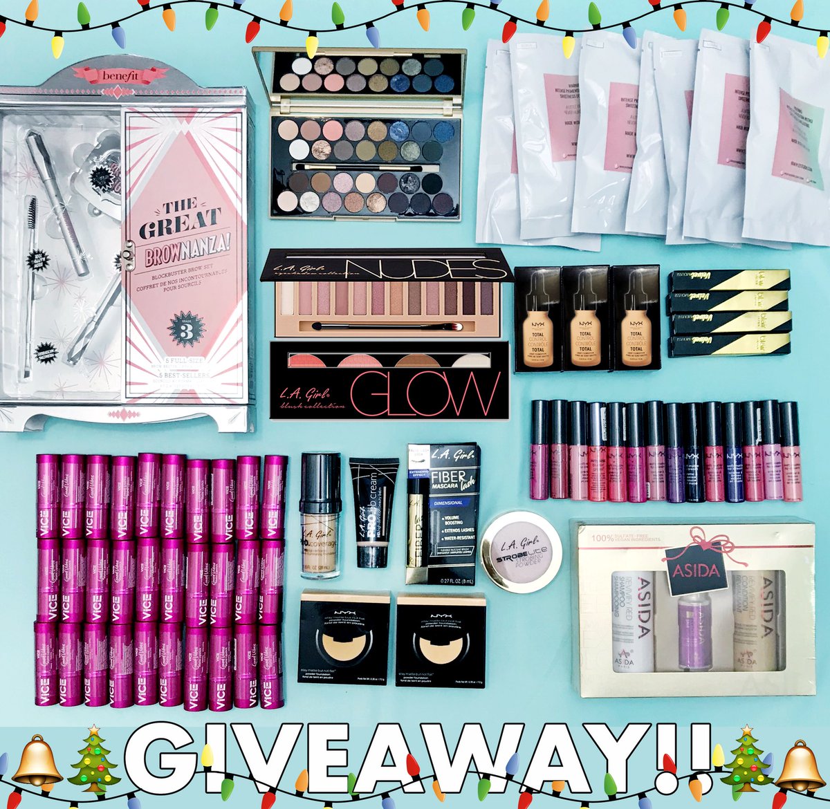 michelle_dy's tweet photo. GIVEAWAY TIME!!! 35k worth of Make Up! 1 winner from Instagram, Twitter &amp; Facebook! Mechanics: 
1. Follow ME on Instagram, Twitter &amp; Facebook
2. TAG 2 of your Besties
3. Repost this with Hashtag #MichelleDyGiveaway 
4. Will announce winners on Dec 24,2017 
GOODLUCK!! https://t.co/DFMSpe201b