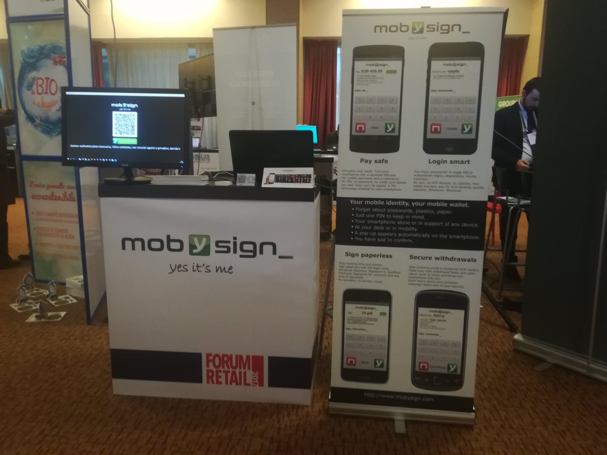 mobysign's tweet photo. Mobysign al #forumretail https://t.co/1wfvKGtoOv