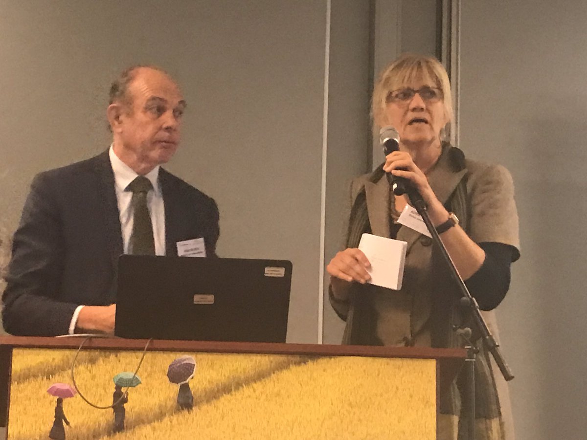 WOTRO's tweet photo. Adrie Papma emphasises the need for imagination when thanking @RobGdeVos for his address at #FoodDialogue. Maybe to come up with an inspiring title for his advice on our #knowledge4development policies? https://t.co/NFzV0MkMLJ