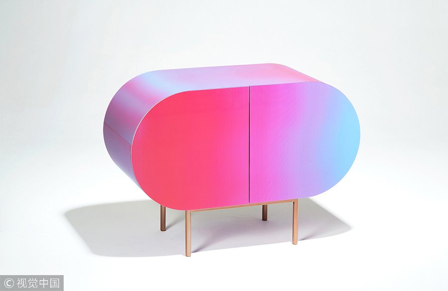 ChinaDaily's tweet image. No more chromophobia! A company in South Korea recently introduced #furniture that can transform colors.