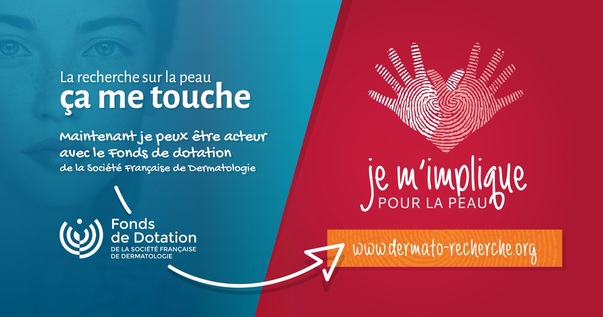 dermatoinfo's tweet photo. Engagez vous avec nous pour soutenir la recherche en #dermatologie ! https://t.co/fYkJwMf1n8 https://t.co/xQ3UH1qfzU