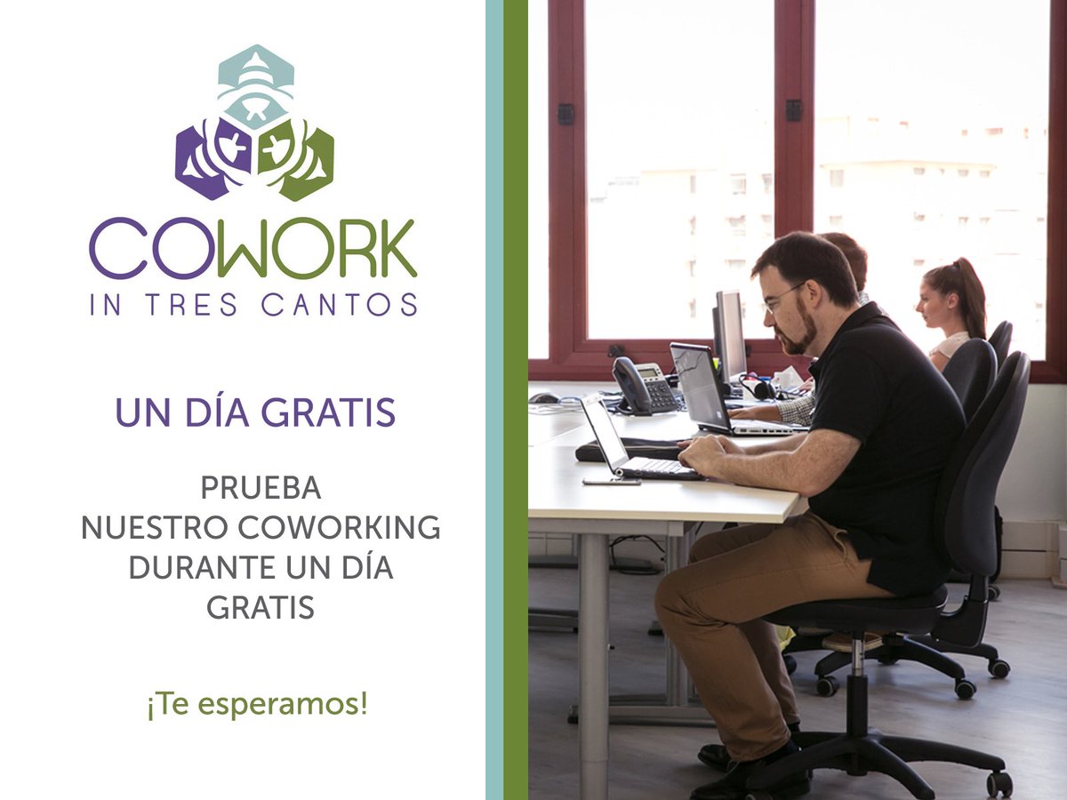Coworking3C's tweet photo. Únete a nuestra comunidad de emprendedores y autónomos por un día, ¡totalmente gratis!
➝ Contacta con nosotros y reserva tu puesto en hola@coworking3c.es 
¡Te esperamos!
#FreeDayPass #coworking #Madrid #TresCantos https://t.co/W6HXpRiwwv