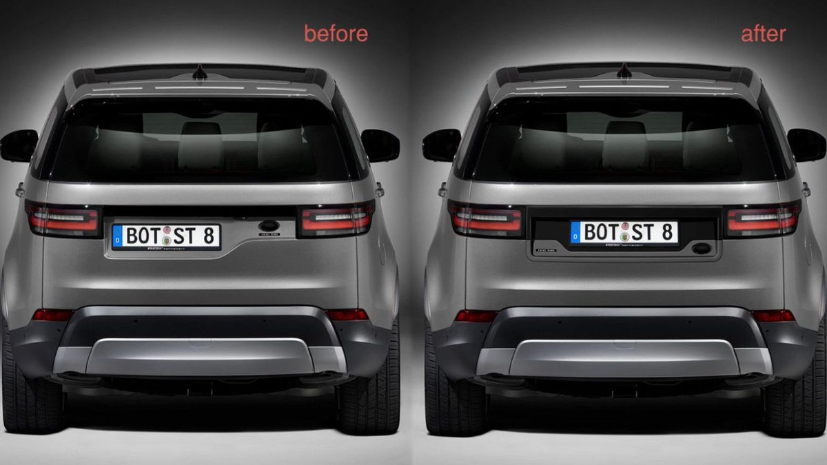 CARmagazine's tweet photo. Hooray for symmetry? Tuner Startech will fix the Discovery's offset number plate

https://t.co/bVuZI7bBap https://t.co/qug3AN3LKJ