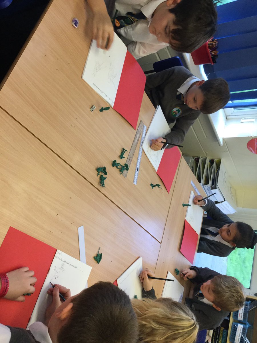 MarklandHill's tweet photo. Sycamore class drawing soldiers in pencil as part of our WW2 topic. #Michaelforman https://t.co/eLviKD6lIl