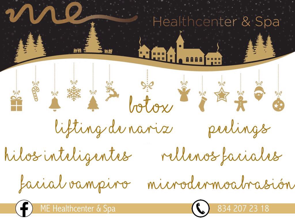 MEHealthcenter's tweet photo. Llegó Diciembre y queremos que luzcas como te mereces, por eso es que llegaron las promociones. ¿Santa Claus, ya no llega a tu casa? Regálate el mejor detalle, lo que siempre has querido.
Agenda tu cita al 8342072318 ☎️
Recuerda que en ME, lo más importante eres tú. 🤗 https://t.co/ghWGbWyXxi