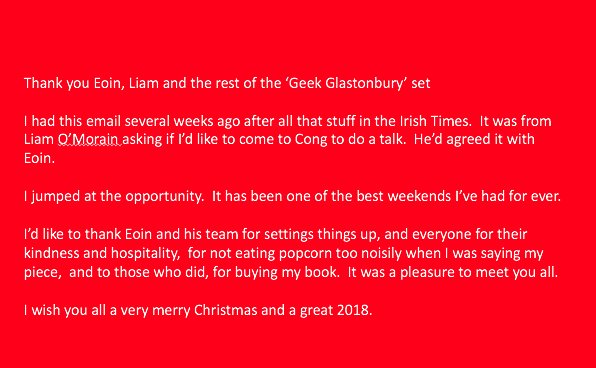 congregation13's tweet photo. Lovey message from David Gluckman @TSWNSBook on his #cong17 experience. You can follow his '12 Drinks of Christmas' and other insights on LinkedIn https://t.co/EWaBb1AzRi https://t.co/pY4oVk0BpT