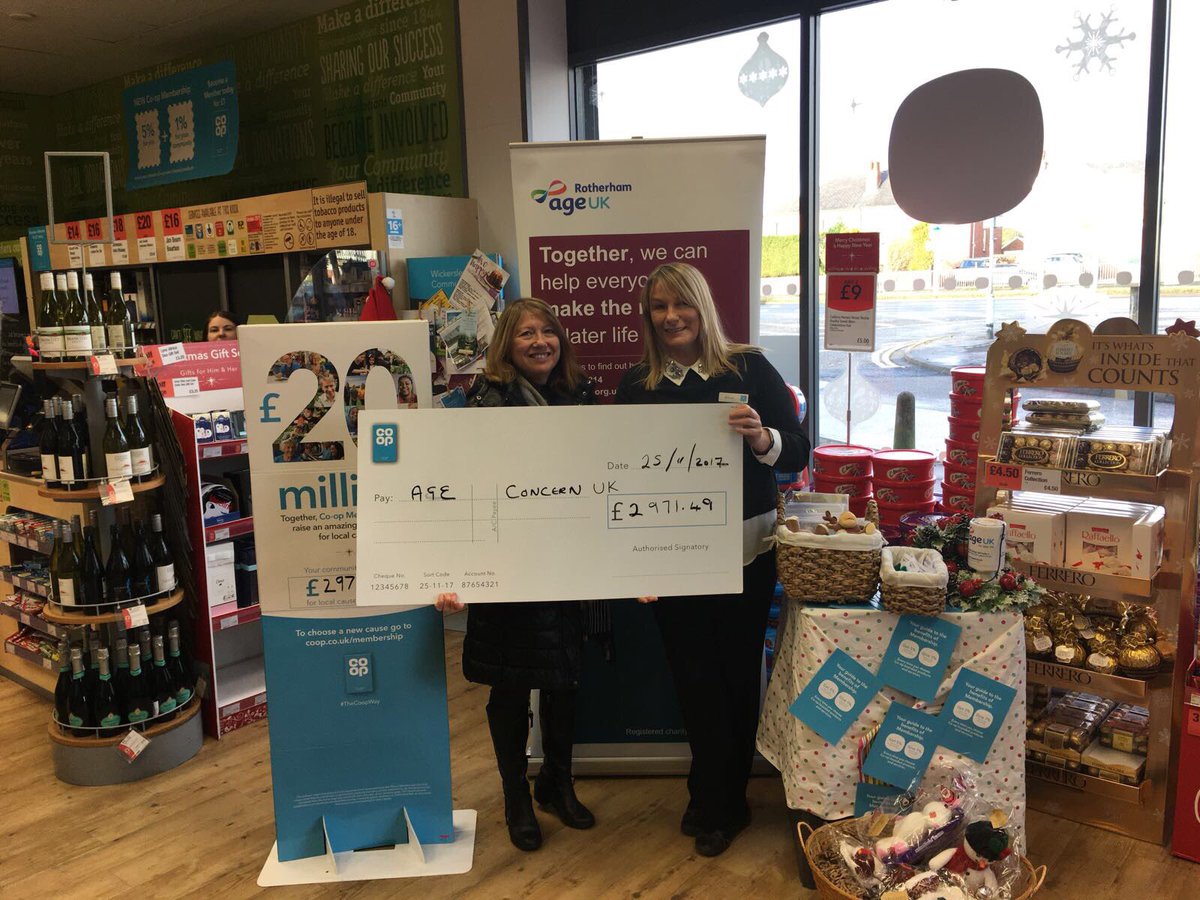 CoopWickersley's tweet photo. Here at the Co-op Wickersley we like to help our local charities. https://t.co/SbSwTnP9Pi