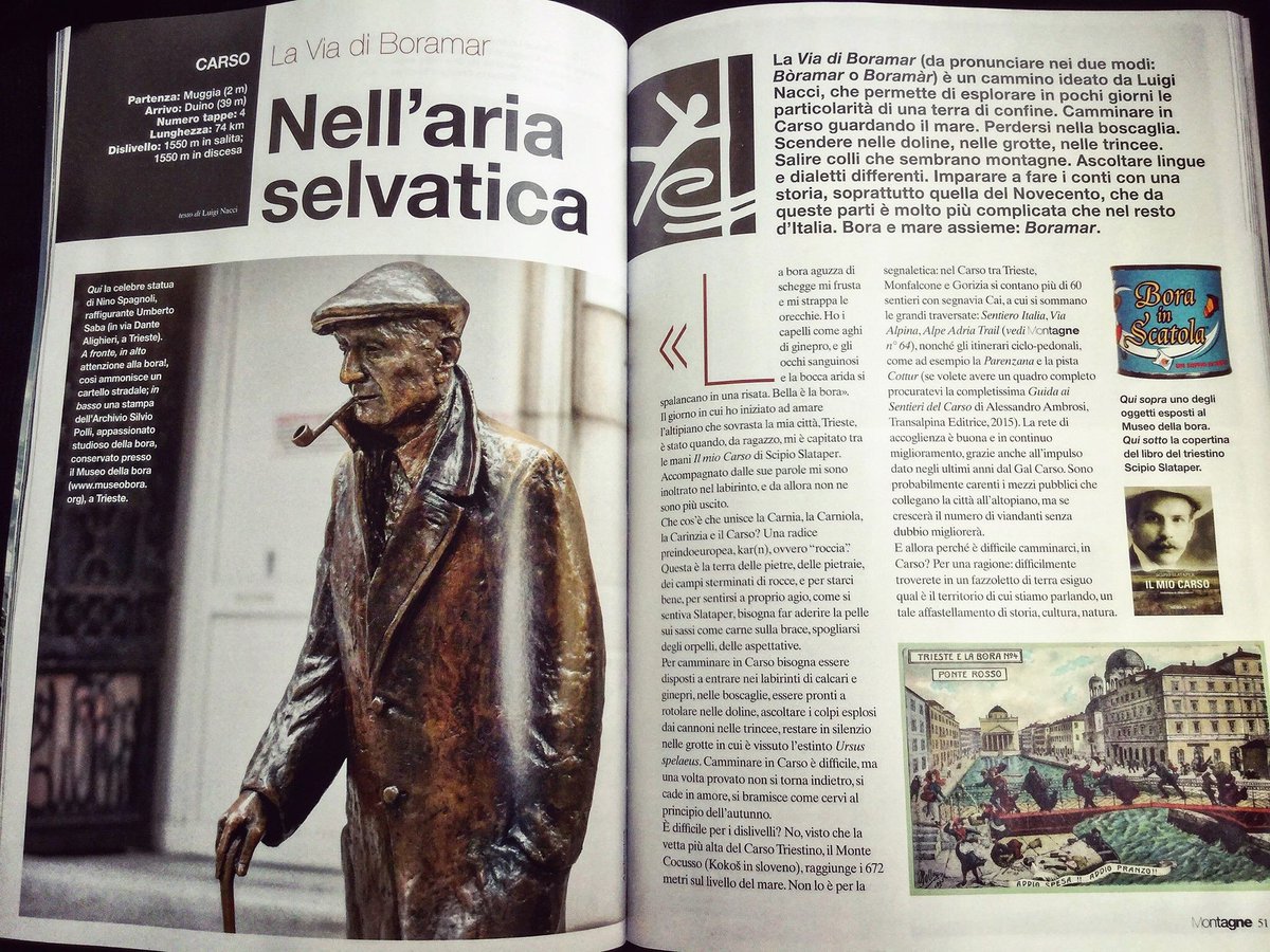 La #ViadiBoramar, 4 giorni a piedi nel #Carso di #Trieste: sullo speciale #cammini di #meridianimontagne