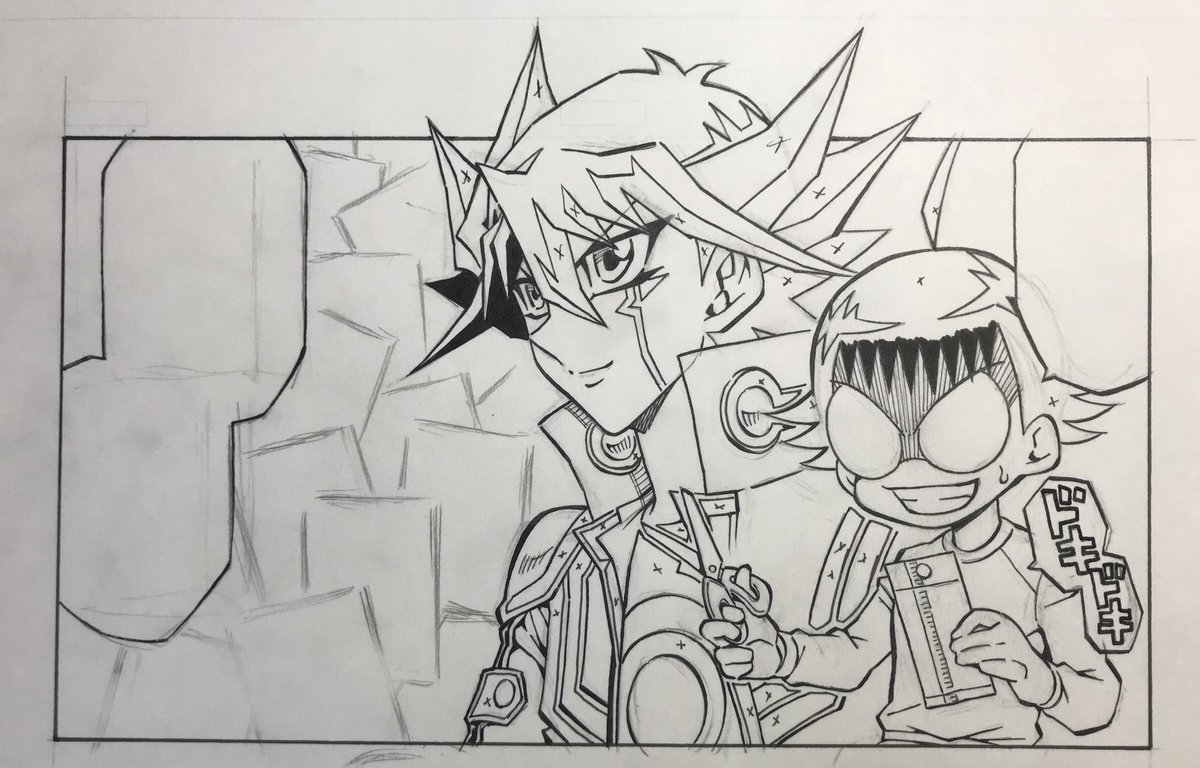 「yu-gi-oh.jp」で不定期連載中の『とことん遊☆戯☆王、10話』の中の1コマ。

来週配信を予定してます。
ヨロシクお願いします! 