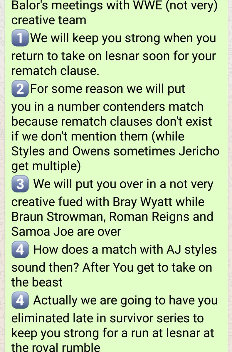 FalloutPodcast's tweet image. Balor's meetings with the WWE creative team @FinnBalor can you confirm? 😂😂😂💩💩💩