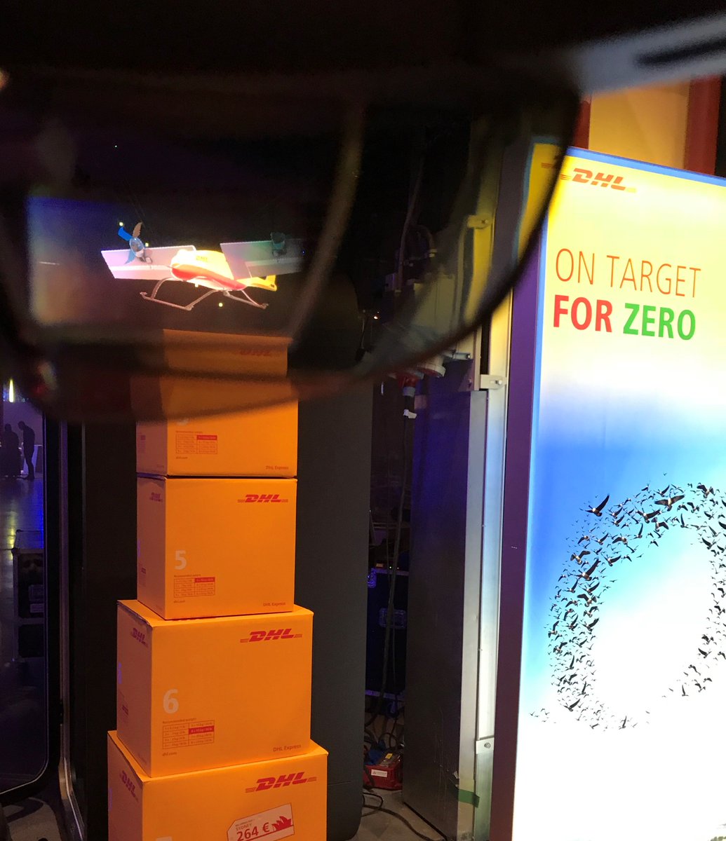 DeutschePostDHL's tweet photo. Celebrating #Entrepreneurship in style - @SlushHQ, a tech & startup event in Finland. At our @DHLExpress stand, visitors can “fly” a #parcelcopter using @HoloLens technology & we are showing our #courier e-bike. https://t.co/wcOx1zHXtK https://t.co/da2kF8s9ZM