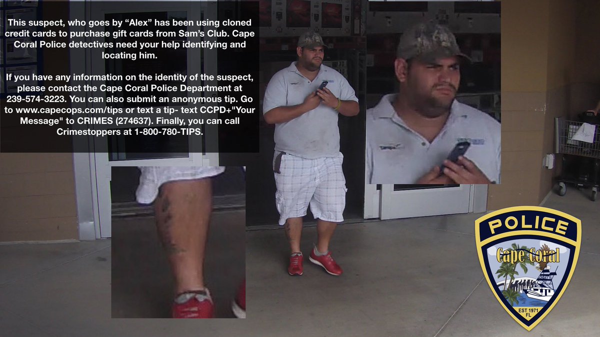 cape coral police auf twitter "fraud friday this is "alex