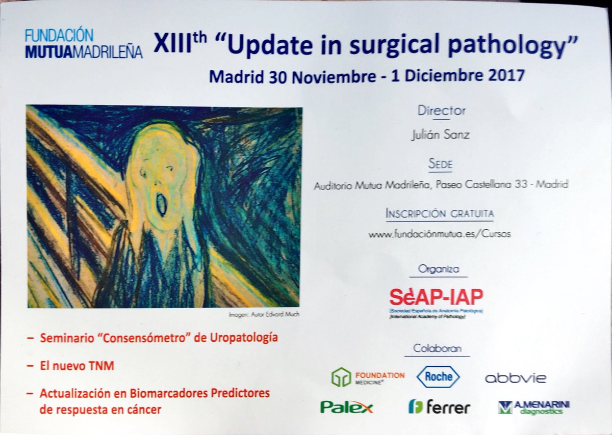 lara_pijuan's tweet photo. Cierre del la XIII ed del “Update in Surgical pathology “ con nuevos proyectos gracias a @SEAP_IAP #UpdateMM2017 See you in #UpdateMM2018 😊 https://t.co/M9uJBzTkvS