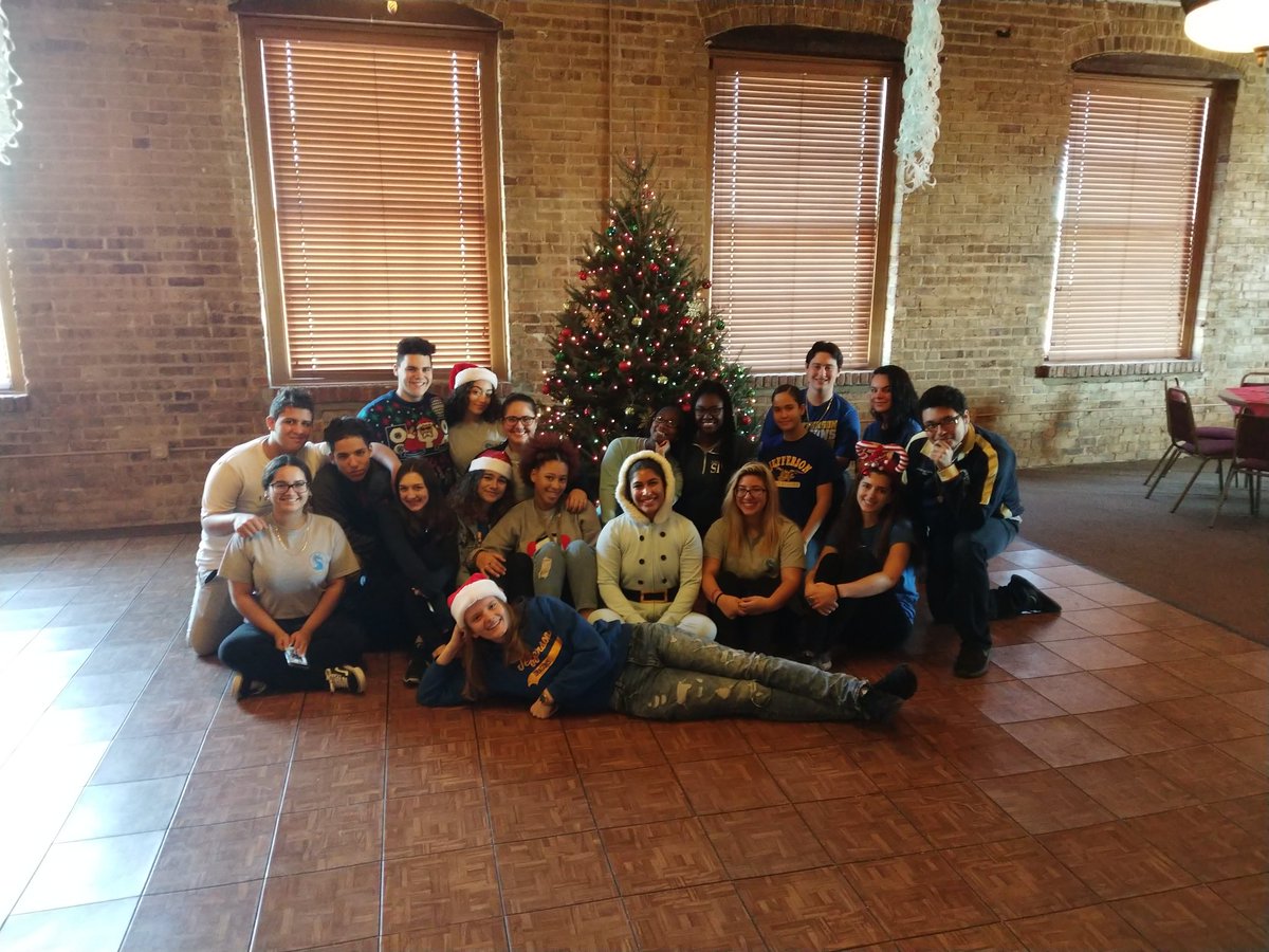 The <a href="/tampajhs/">TampaJHS</a> SGA is in the house for the VI program's Annual Holiday Hearts program sponsored by @LionsEyeInst Thank you @MrQuinnJHS for letting your student leaders help our kids! #prepare4life #holiday2017 #hcpsproud