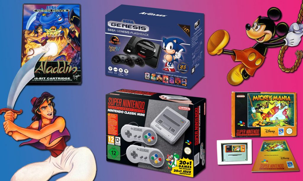 ChocoBonPlan's tweet image. Choco #CONCOURS🔥: 1 Snes Mini, 1 Megadrive Mini et les jeux Aladdin (Boîte Megadrive) et Mickey Mania (Boîte Snes) complets de l'époque à gagner ! 

Pour participer : 
- Suivre @ChocoBonPlan 
- RT ce Tweet

Tirage au sort dans 1 semaine, le vendredi 8 décembre ! Bonne Chance :)