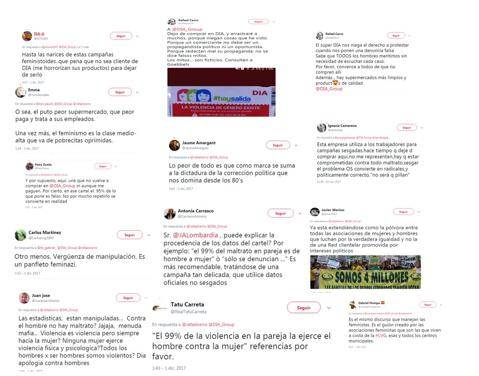 DIA_Group's tweet photo. Pese a las presiones 👇 que sufrimos por adherirnos a la campaña del @sanidadgob y difundirla entre nuestros trabajador@s, nosotros vamos a seguir defendiendo y luchando contra la #violenciamachista #haysalida #notecalles https://t.co/Q1KZpKfu0s