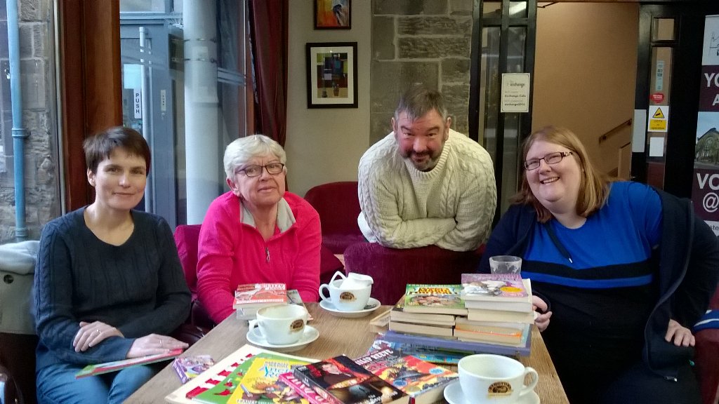 A great get together and book swap with our amazing #readingvolunteers. Making a difference in North Tyneside.