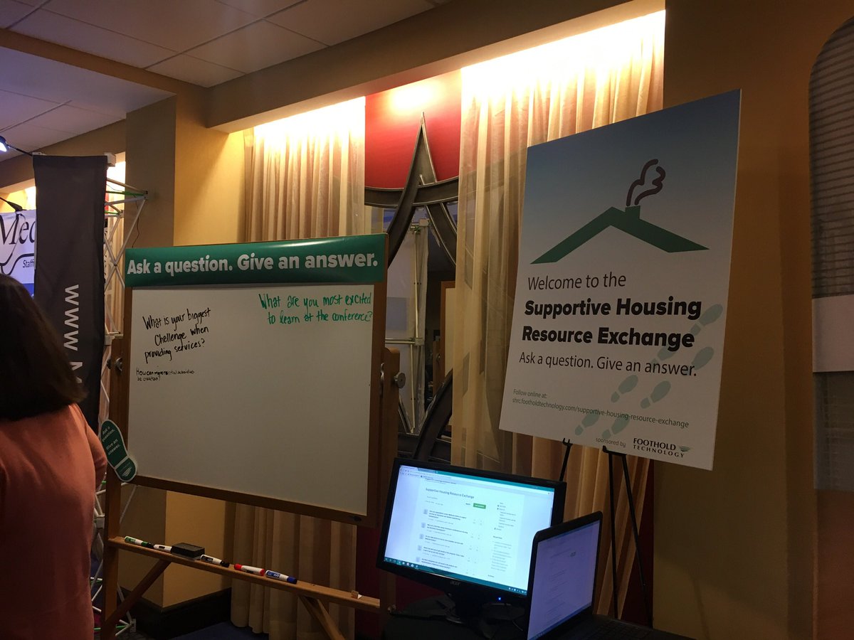 footholdtech's tweet photo. Excitement is building here at the @SHAnewjersey for the #SHREx #supportivehousing https://t.co/7qJNbFdrEt
