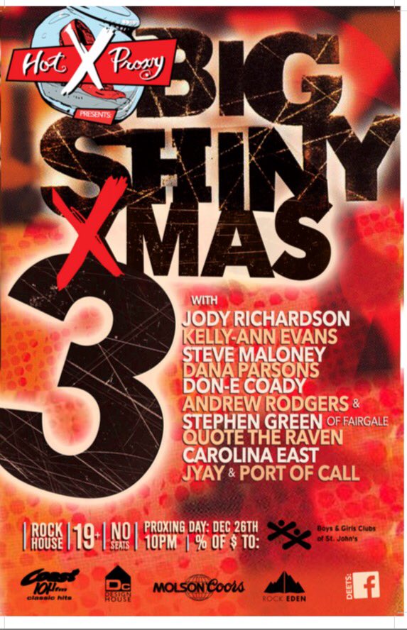 Hotxproxy's tweet photo. BIG SHINY XMAS 3. Dec 26! Do it @chuckartNL @Kelly_AnnEvans @DcDesignHouse @stevemaloney22 @qtr_duo @Fairgale @danaparsons4 @CarolinaEast17 https://t.co/BPRk4I7hQB