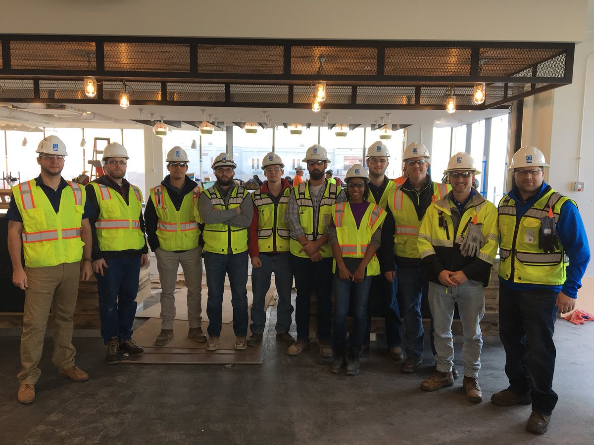 Touring @Davisbuilds corporate interior project #Arlington with Quality and Safety Operation Liaisons. #WeNeverStop #quality #safety