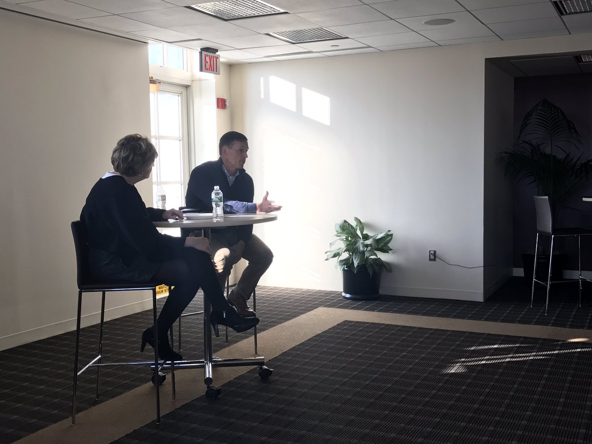 suzfishman's tweet photo. Kicking off December with our First Friday Executive breakfast featuring @LisaMMascolo and Myles Lynch #ibm https://t.co/EYvN7utHRQ