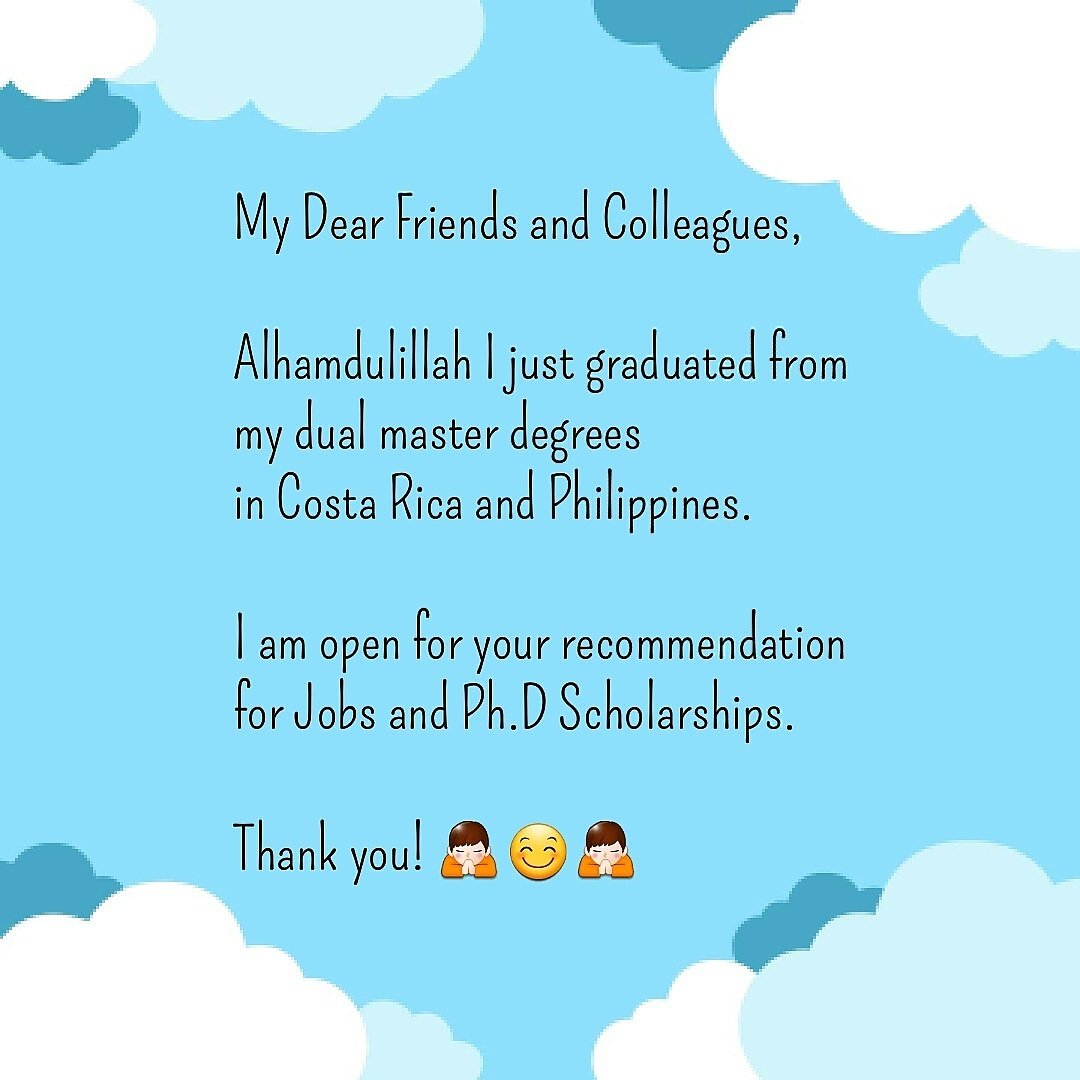 buildingpeace_'s tweet photo. #notspam #needrecommendation #jobs #phd #scholarship #newlifesoon #graduationcomingsoon https://t.co/o3JeIksv8p