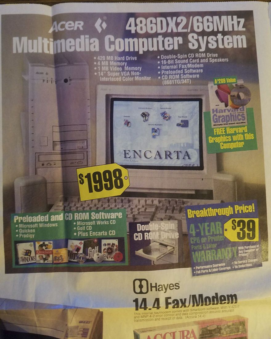nowyepcom's tweet photo. This Best Buy Paper Ad From 1994 Is An Incredible Time Capsule That Shows How Much… https://t.co/YL2jMk9btK https://t.co/z9qDFGr3n4