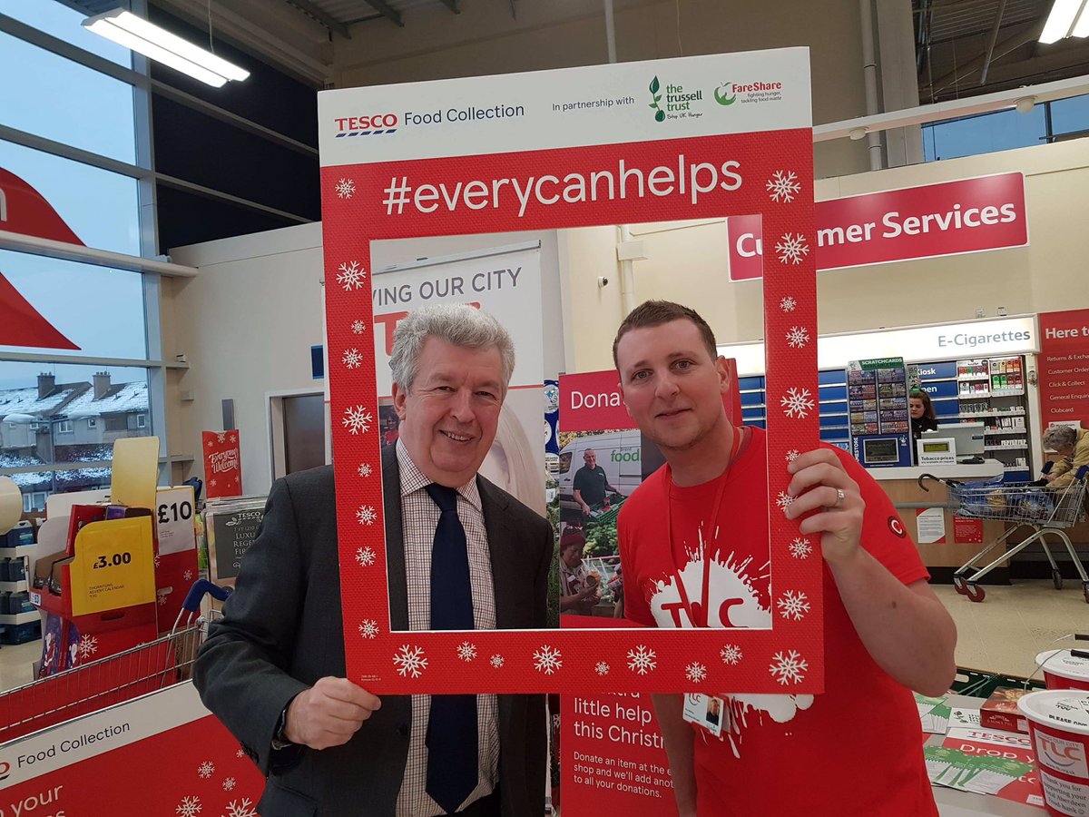 macd_lewis's tweet photo. Supporting collection for @TLC_Aberdeen foodbank @Tesco Lang Stracht today @TrussellTrust @FareShareUK https://t.co/3Bo4pgdrJE