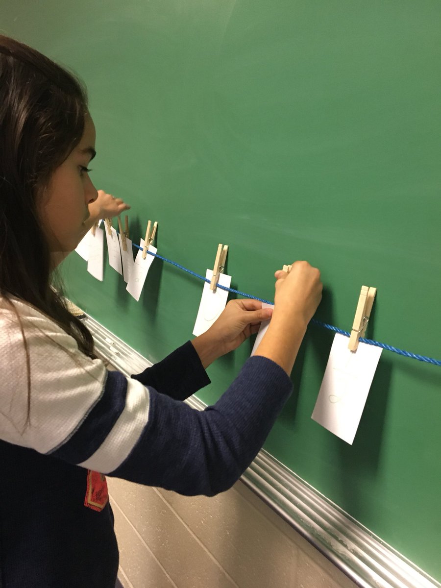 koala_610's tweet photo. SLOT review on ordering decimals and fractions on a clothesline number line #wilsonsouthern #wilsonsd #numberline https://t.co/CxE3Peaa0y