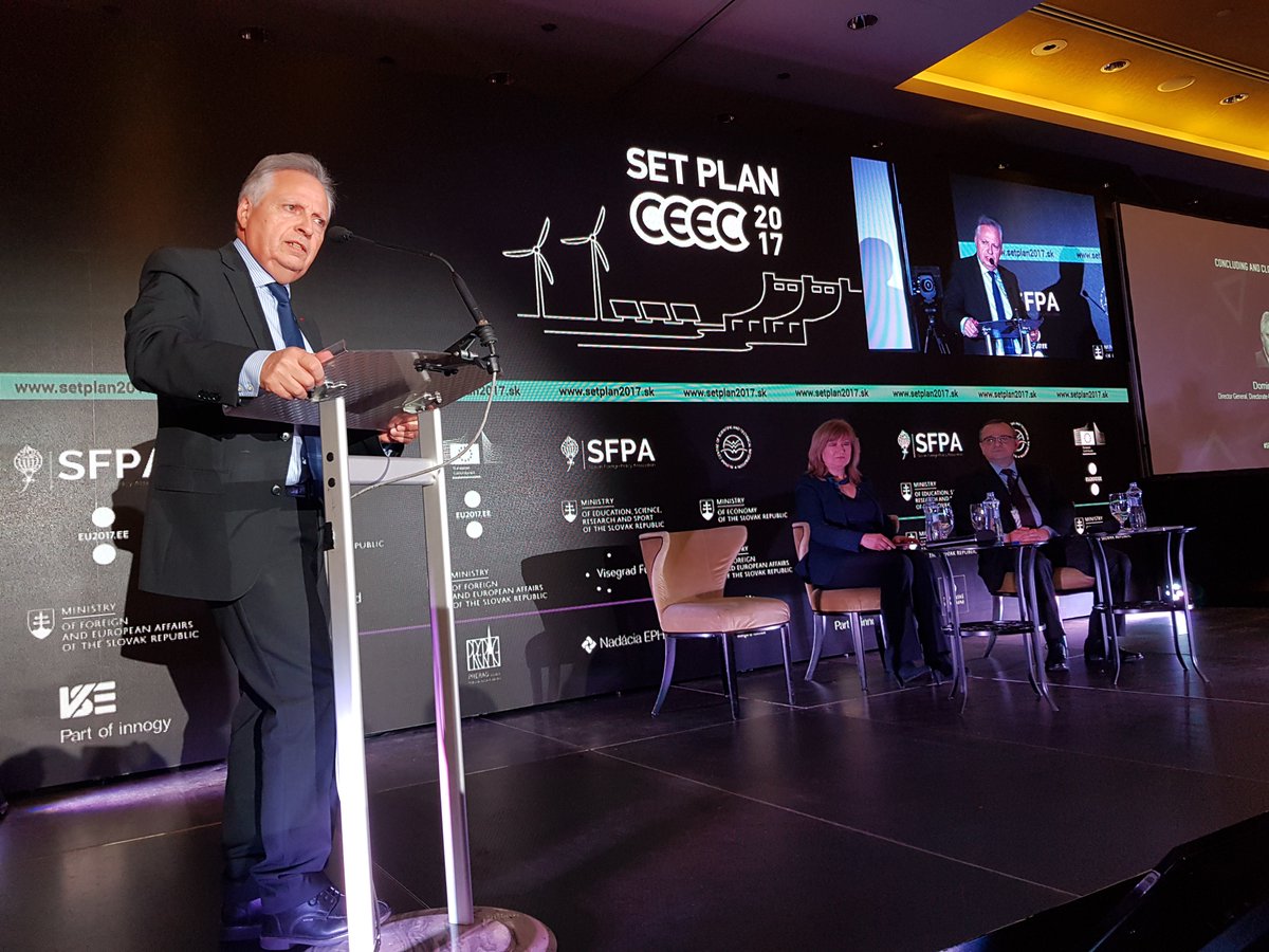 gazzema's tweet photo. We need a stable regulatory framework with #consumers having full command in the #SmartEnergy system and #SETPlan has the capacity to support all #energy key players @ristori20 closing words at #SETPlan17 #CEEC17 conference #EnergyUnion #CleanEnergyEU https://t.co/yFZ2JdWJuo