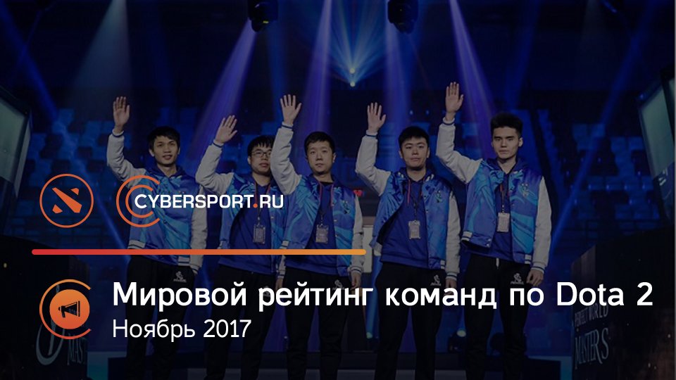 cyber_ru's tweet photo. Победа на #PerfectWorldMasters вкупе с блестящим выступлением на #DPL2017 S4 вывели @NewbeeCN на первое место в ноябрьском рейтинге нашего портала. Топ-30 лучших команд по Dota 2: https://t.co/I4sRoHrnyj https://t.co/w4IaeINXN9