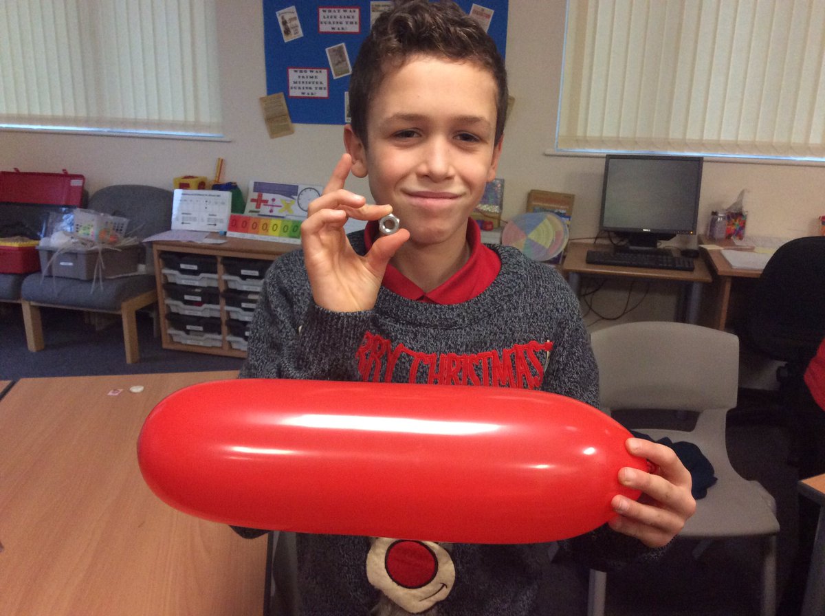 WBJYear6's tweet photo. @WBJJuniorSchool A nutty experiment to see if we can make a balloon scream! That led to more questions and investigations! #wbjscience https://t.co/0kip0JtJ1G