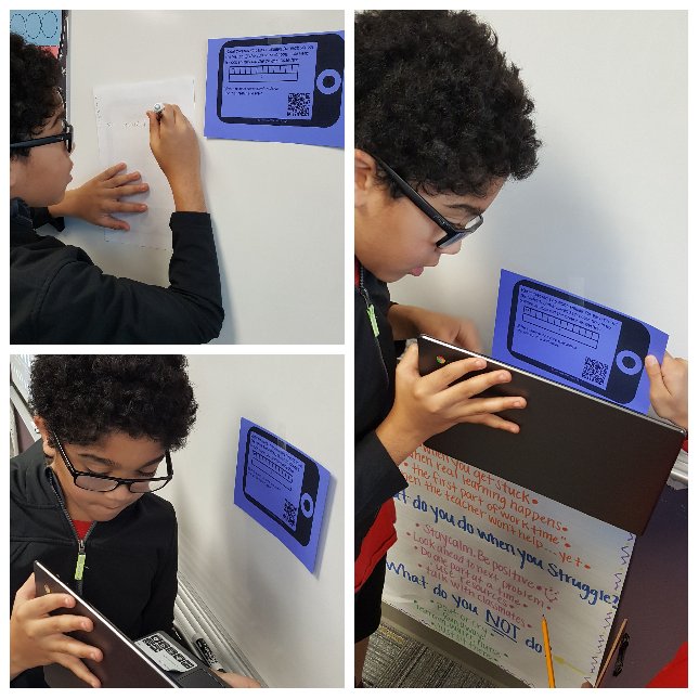 MichelleAskew10's tweet photo. @windsongelem @shellsdehenre @edtechPhillips Why JUST solve with paper/pencil when you can affirm mathematical thinking with #QRcodes ??? #prospernextlevel #4thgrademath https://t.co/vWuL9YuDlv