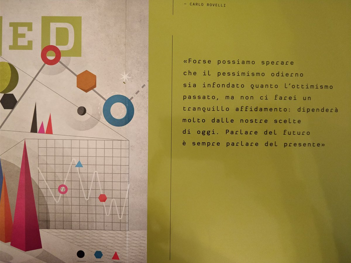 Less_or_Alessia's tweet photo. @wireditalia @carlorovelli "parlare del #futuro è sempre parlare del #presente" iniziamo il #dicembre con consapevolezza, tra passi in avanti e passi indietro. #wired #savethepresent #savethefuture 🌍 https://t.co/wnqJhzmCCd