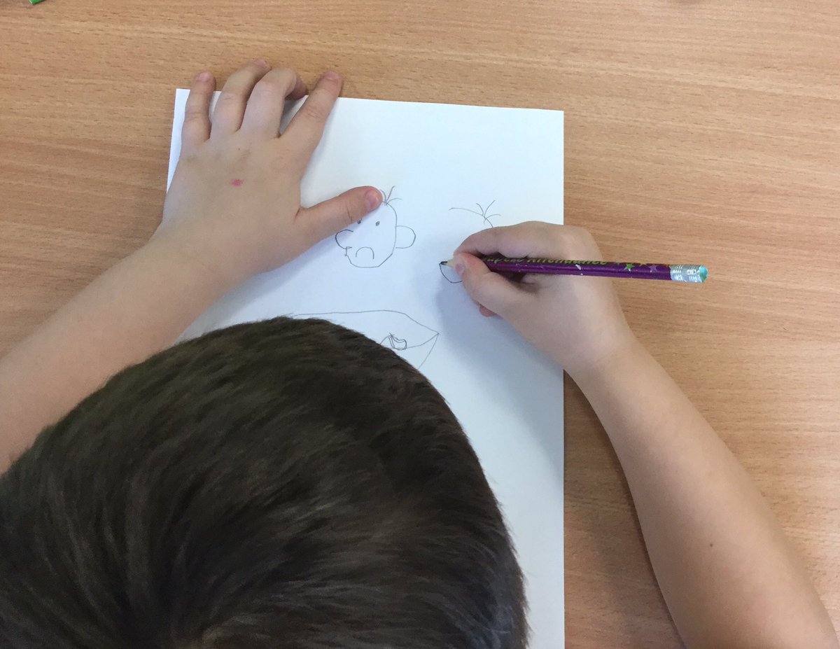 Sharon_Toor's tweet photo. Some lovely illustrations in Willow class today #illustratortakeover @PuffinBooks https://t.co/ArzA2Acxwu