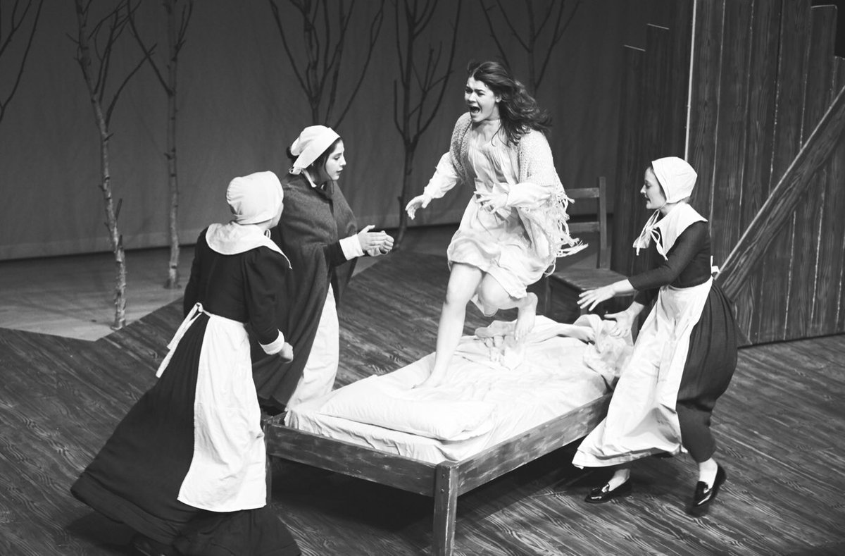MillfieldDrama's tweet photo. One more show to go: tomorrow’s Saturday matinee. We stil have some FREE tickets left for our intense production of Arthur Miller’s The Crucible. https://t.co/72avPjnMNq https://t.co/YVoByY9Frx