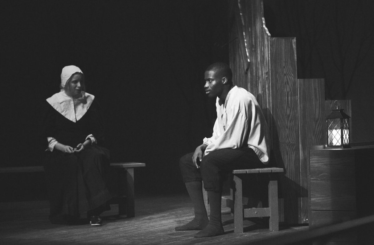MillfieldDrama's tweet photo. One more show to go: tomorrow’s Saturday matinee. We stil have some FREE tickets left for our intense production of Arthur Miller’s The Crucible. https://t.co/72avPjnMNq https://t.co/YVoByY9Frx
