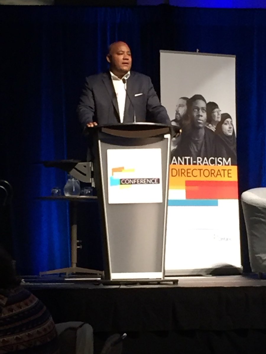 iamsensational's tweet photo. Minister Michael Cotesu addressing Anti-Racism Conference in Toronto. https://t.co/kVlQ2V3Irj