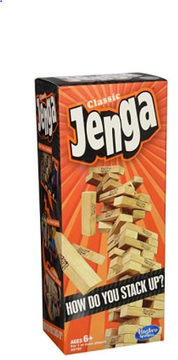 DaytonDailyDeal's tweet photo. I hope you have a steady hand for this game! Play #Jenga at your next gathering. Buy it here https://t.co/VU5A59QjBU #DealClipper https://t.co/KQnJxiJQtZ