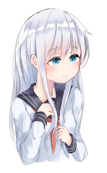 恥ずかしがる響 