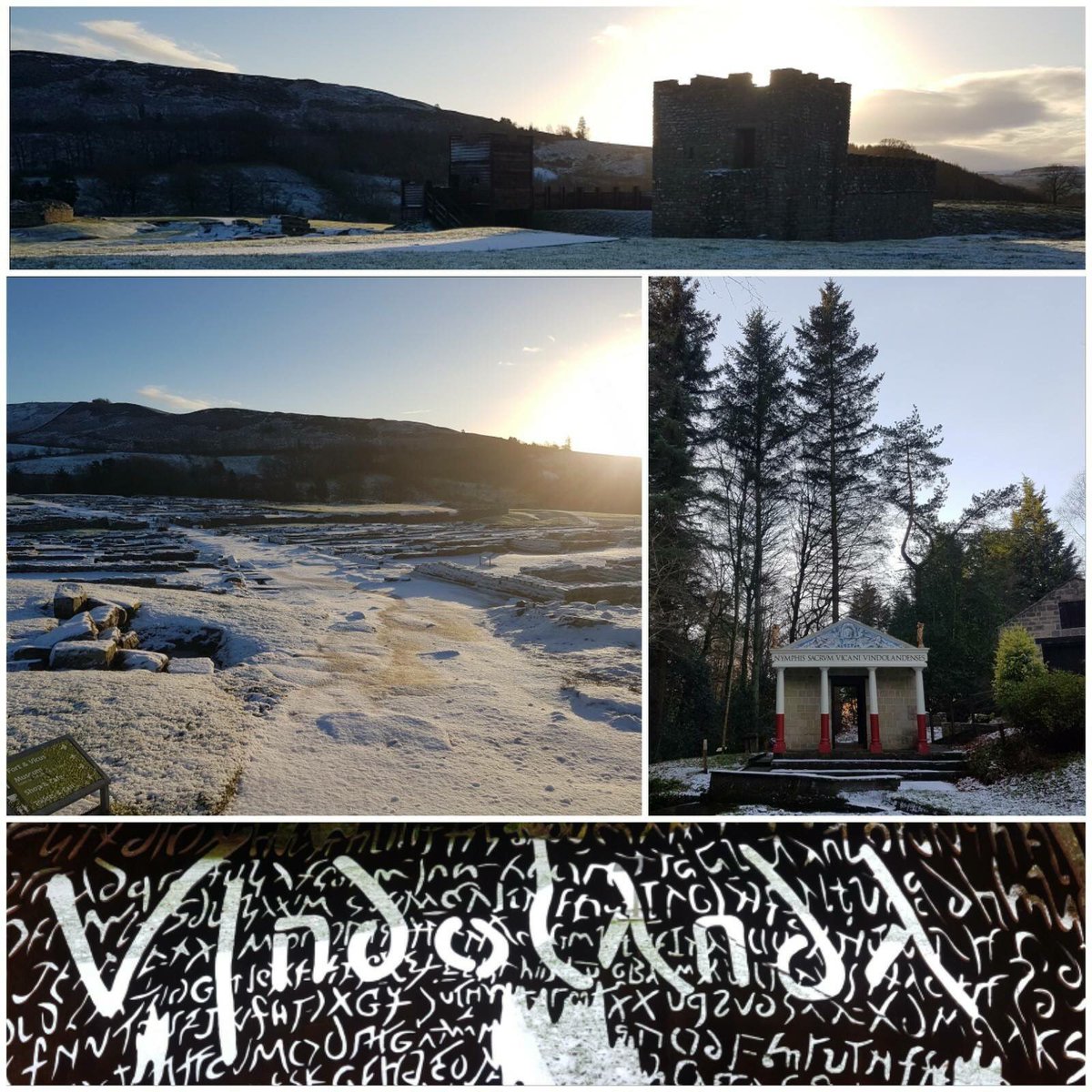 The first dusting of snow of the winter season arrived last night at Vindolanda and it looks beautiful this morning. #UKSnow #Vindolanda <a href="/bbcweather/">BBC Weather</a>